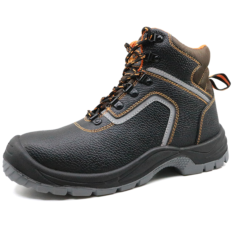 China factory sales tiger master brand leather safety boots with steel toe
