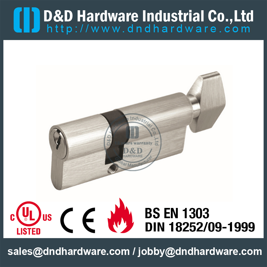 Cilindro de cerradura de puerta euro con perilla-DDLC002
