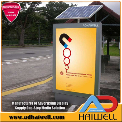 Solar Street System LED Werbung Bus Shelter Light Box