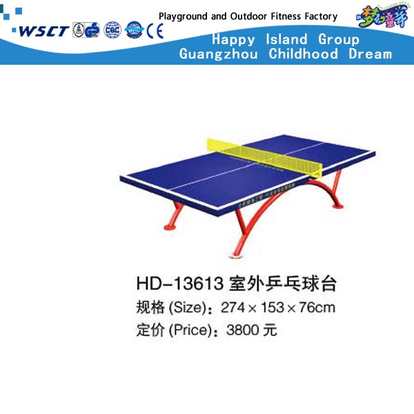 Mobiler faltbarer Tischtennistisch für Schuleignung-Ausrüstung (HD-13612)
