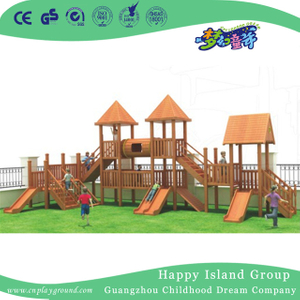 Children School Full Wooden Playhouse Playground Equipment (1908502)