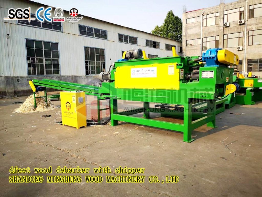 Debarker Kulit Pohon Hidraulik untuk Produksi Veneer