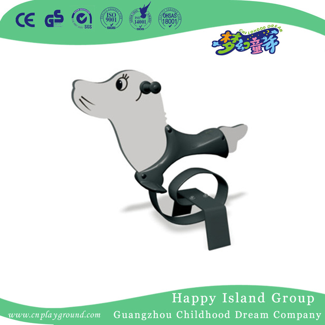 Outdoor Animal Feature PE Board Schaukelfahrgeräte für Kinder (HJ-20407)