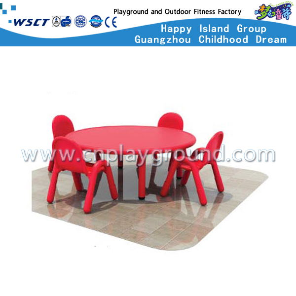 M11-07603学校塑料家具塑料圆桌