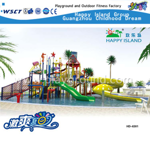 Hotel oder Vergnügungspark-Swimmingpool-Wasserrutsche-Spielplatz (HD-6301)