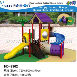 Little Outdoor Sevilla Spielplatz Kunststoffrutsche aus verzinktem Stahl Ausrüstung für Kinder (HD-3902) 