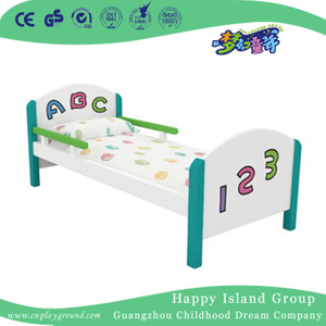 Reizendes hölzernes einzelnes Schulbaby-Bett mit Buchstaben und Zahlen (HG-6308)