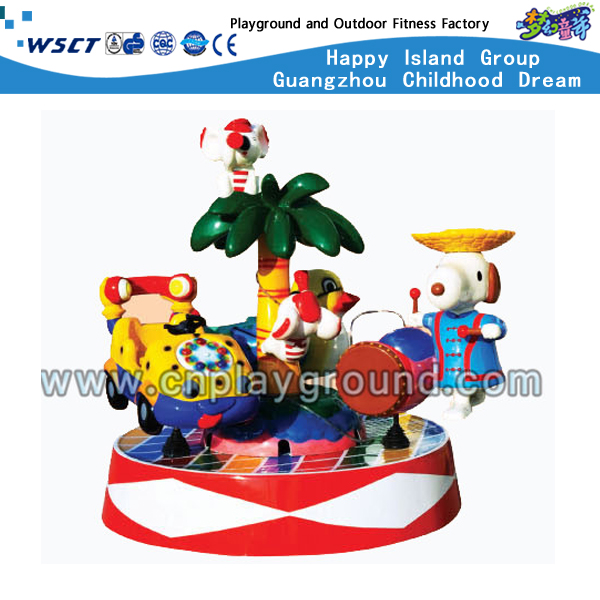 Cartoon-Design-Karussell-Fahrspielplätze im Freien für Kinder (A-11602)