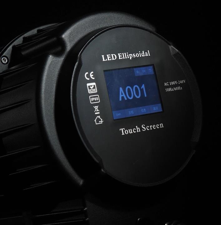 TH-344 300W RGBAL LED IP65 con clasificación elipsoidal con zoom automático Corte automático