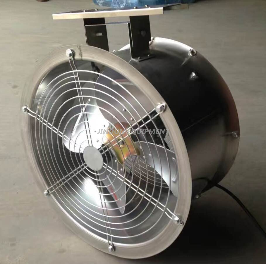 4pcs aluminum blade ceiling mounted round type Air Circulation ventilation Cooling Fan for greenhouse