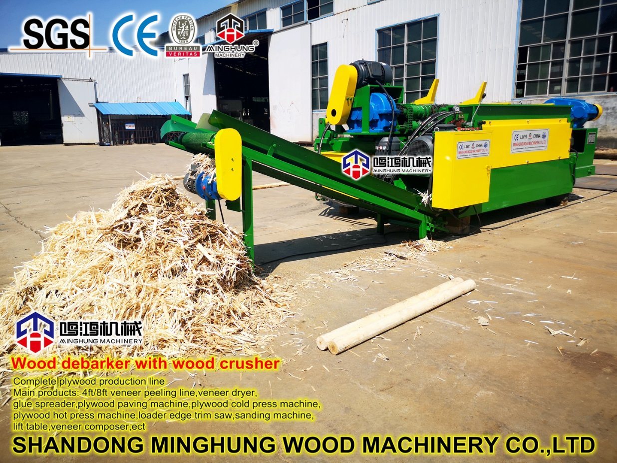 Mesin untuk Debarking Wood Log