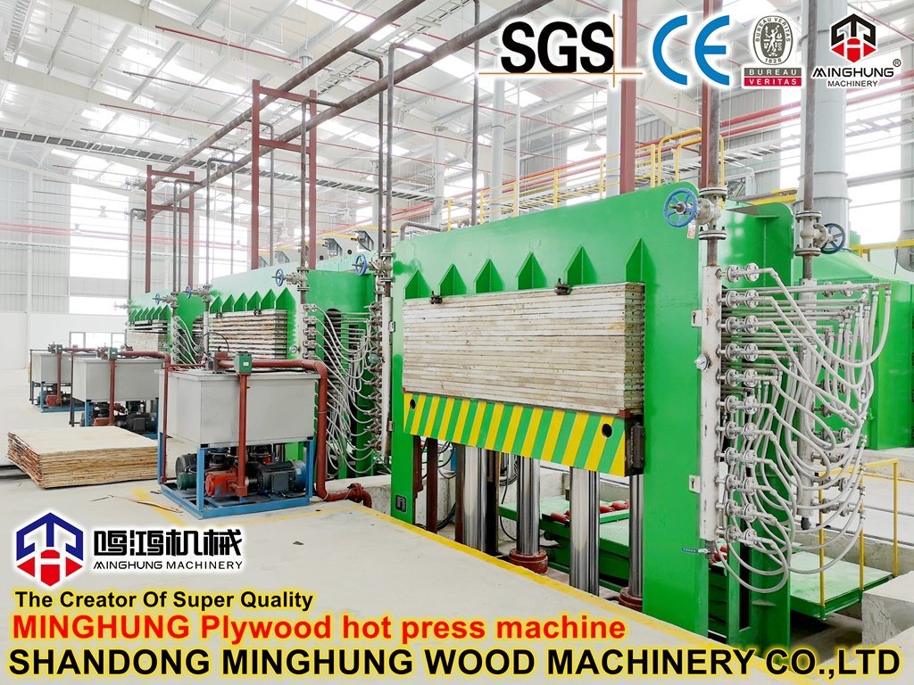 Mesin Press Laminasi Kayu Lapis Hidrolik