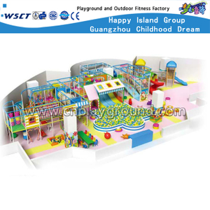 Weicher Karikatur-Innenspielplatz mit Dia-Ausrüstung für Verkauf (HD-8201)