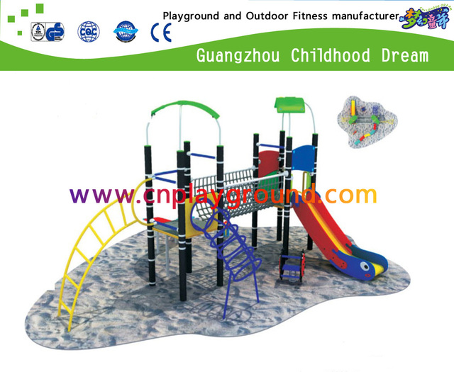 plastic climbing frame with slide