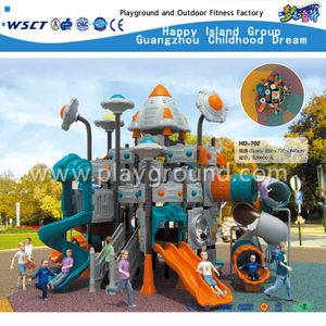 Großer Entwurfs-Transformator-Kinderroboter-im Freien galvanisierter Stahlspielplatz für Kinder (HD-702) 