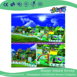 Weicher Indoor-Spielplatz für große Kinder für Vergnügungspark (H14-Grün)