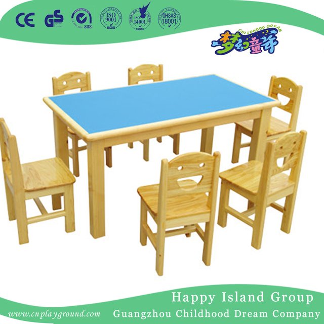 Schulkinder Holz feuerfeste quadratische Tabelle (HG-4002)