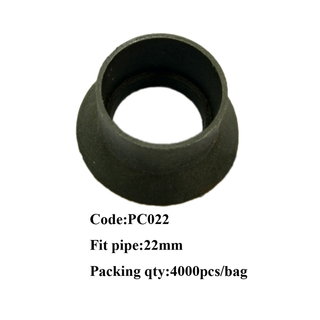 PVC Plastic cone for inner diameter 22mm and outer diameter 25mm pipe