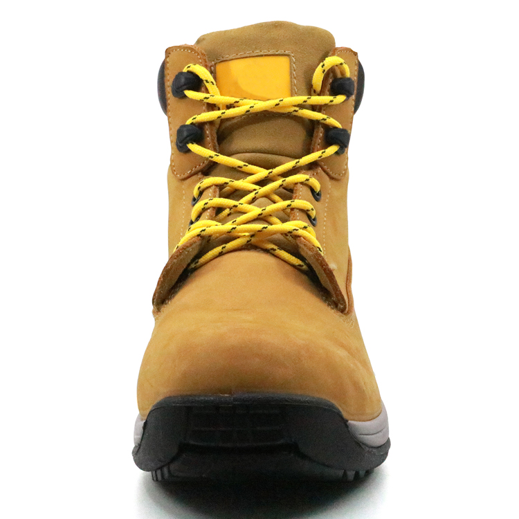 PU injection genuine leather anti static steel toe dewalt safety shoes