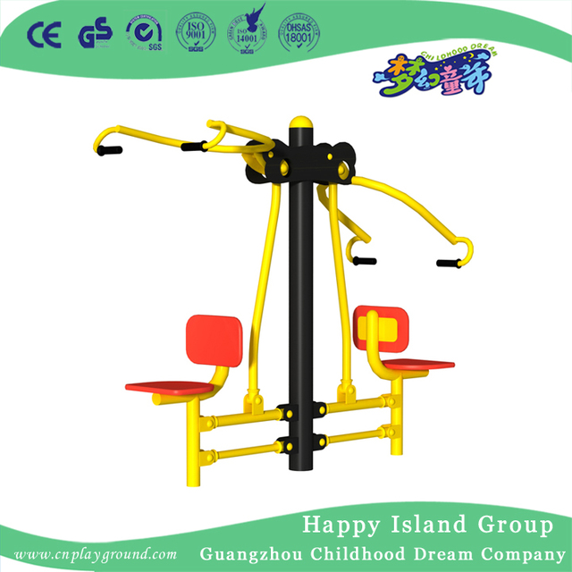 户外体育锻炼设备双单元坐和抽动训练健身器材 (HD-12204)