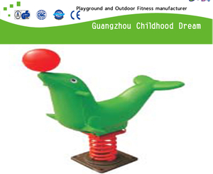 Einzelne billige Plastik-Seelöwe-Frühlings-Schaukelfahrt (M11-11101)
