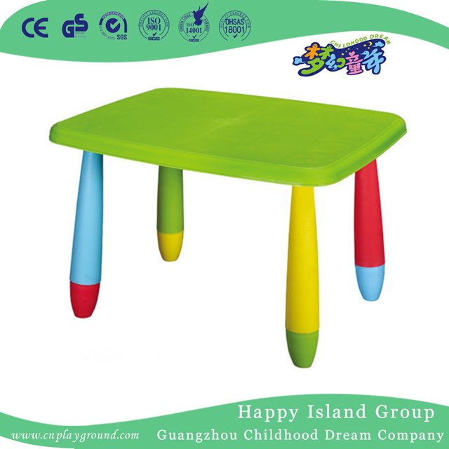 Kindergarten-blaue Wirtschaft-quadratischer Plastiktisch für Kinder (HG-5306)
