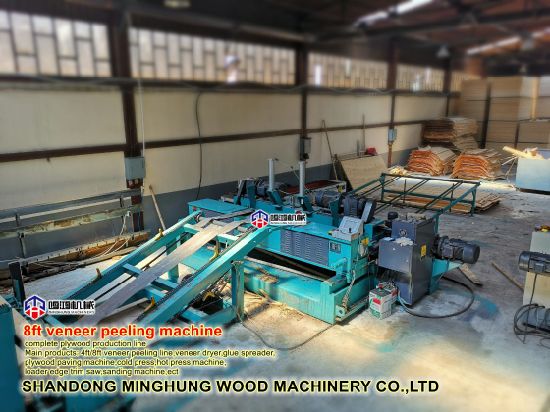 Mesin Veneer Peeling untuk Produksi Kayu Lapis