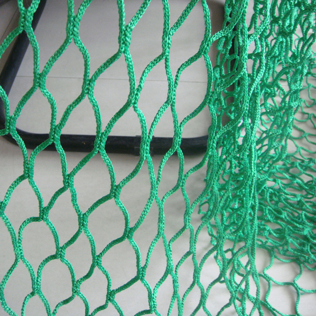 PP with UV 160gsm green color cargo net, container net,packing net