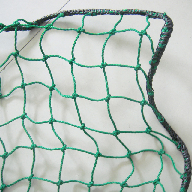 PP with UV 240gsm green color knot cargo net, container net,packing net