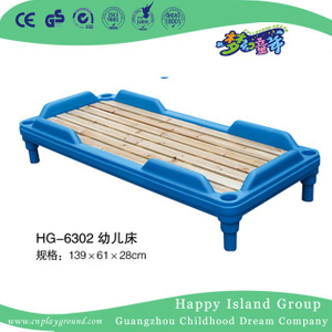 Bewegliches Bett der hölzernen Kindergarten-Schule mit Plastikrahmen für Verkauf (HG-6302)