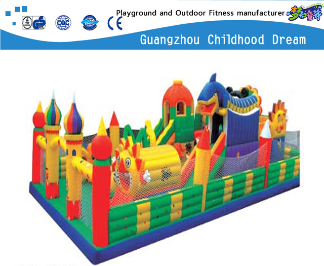 Kindertrainingsgerät im Freien Waldaufblasbares Schloss (M11-06107)