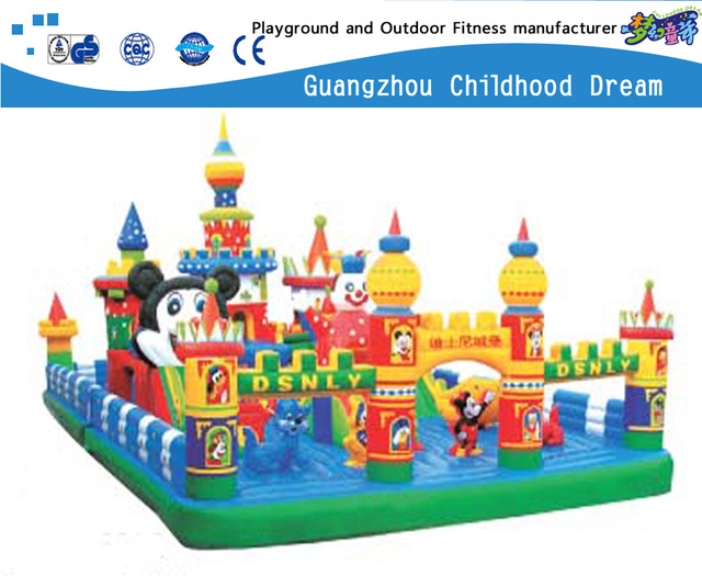 Cartoon-Kinderaufblasbares Schloss im Freien für Vergnügungspark (M11-06103)