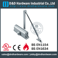Liga de alumínio boa qualidade prática porta mais próxima para porta comercial-DDDC-61A