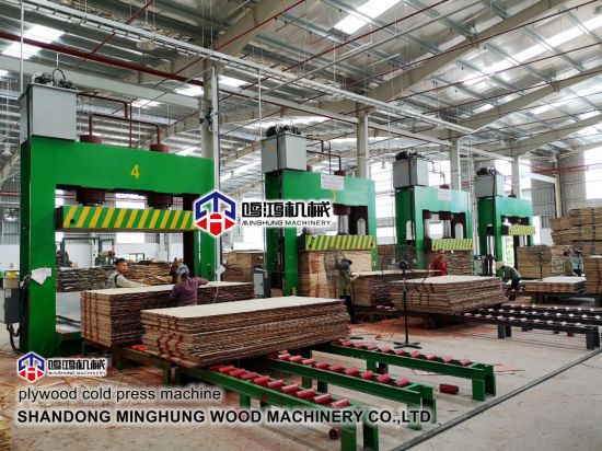 400t 500t 600t Mesin Press Dingin Woodworking untuk Pembuatan Kayu Lapis