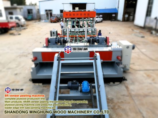 Mesin Veneer Mesin Mengupas Kayu untuk 2600mm Log