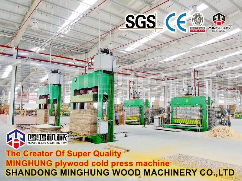 500t 600t Cold Press Woodworking Machine untuk Pembuatan Kayu Lapis
