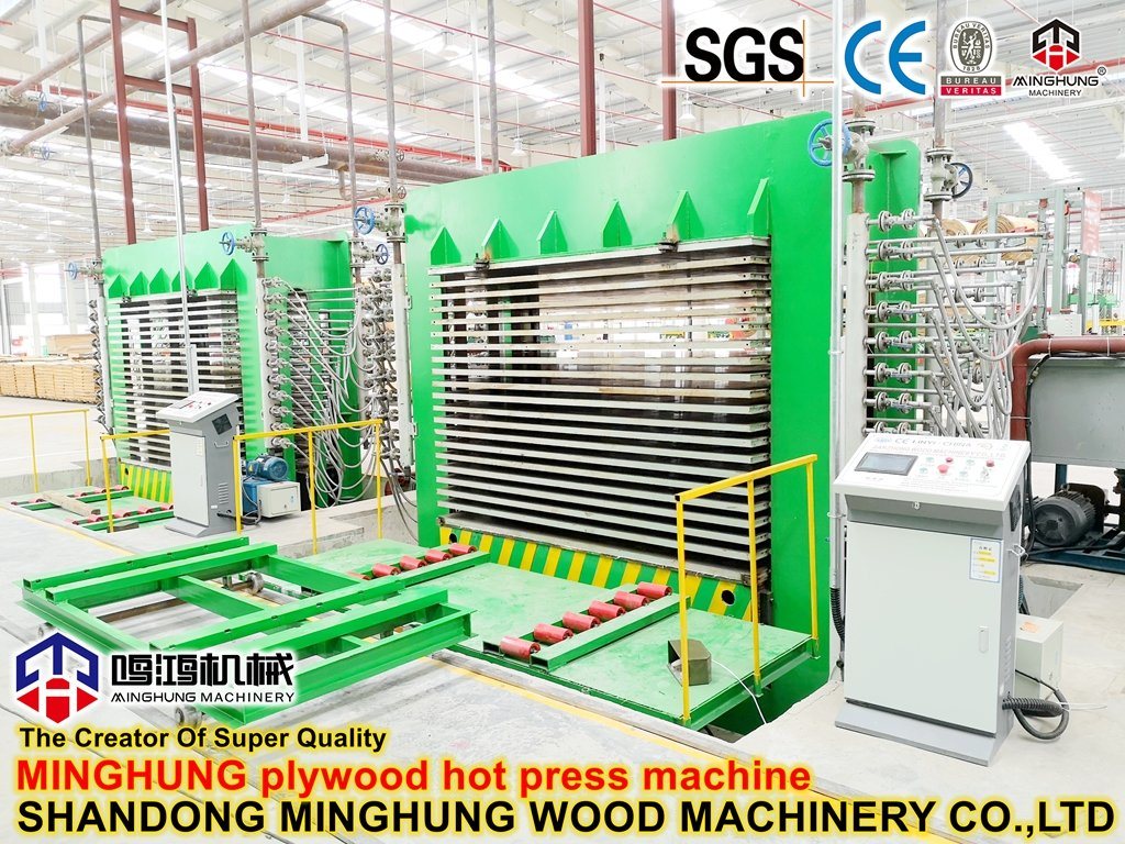 China Plywood Hot Press untuk Kayu Lapis Konstruksi Furnitur