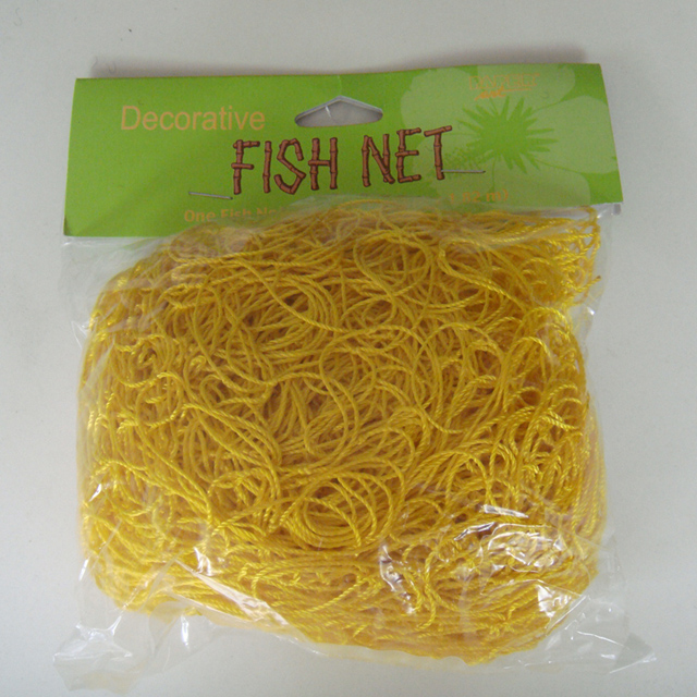 Polyester yellow color 30gsm ornamental netting/decorative net