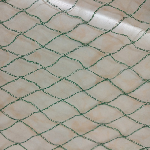 HDPE 18gsm green color pond net with peg, applied for pond, cover the pond,