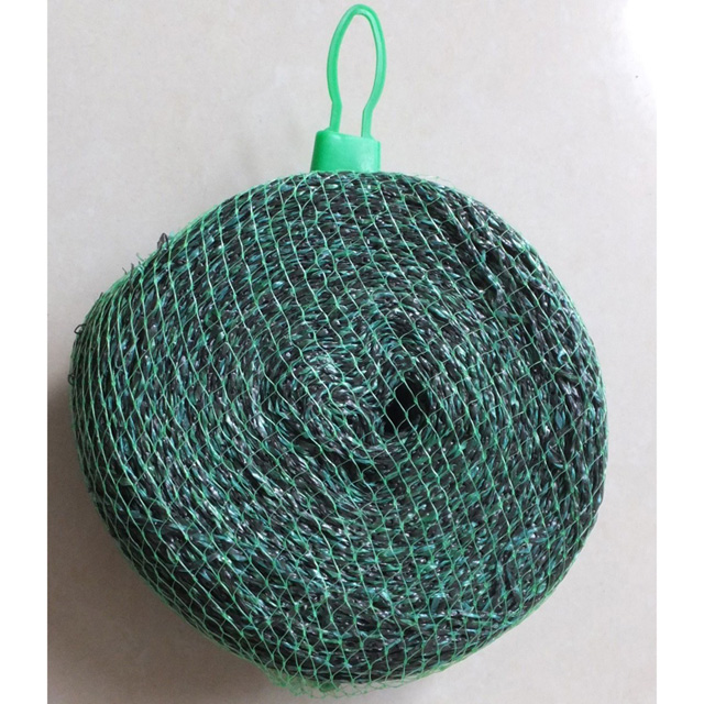 HDPE 25gsm black and green color pond net with peg, applied for pond, cover the pond,