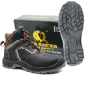 China factory sales tiger master brand leather safety boots with steel toe
