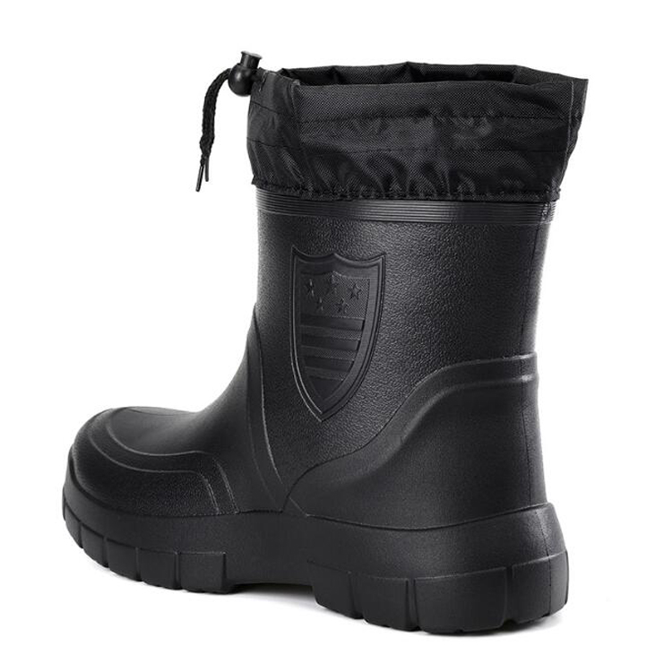 Lightweight keep warm ankle men winter eva rain boots for work - Buy ...