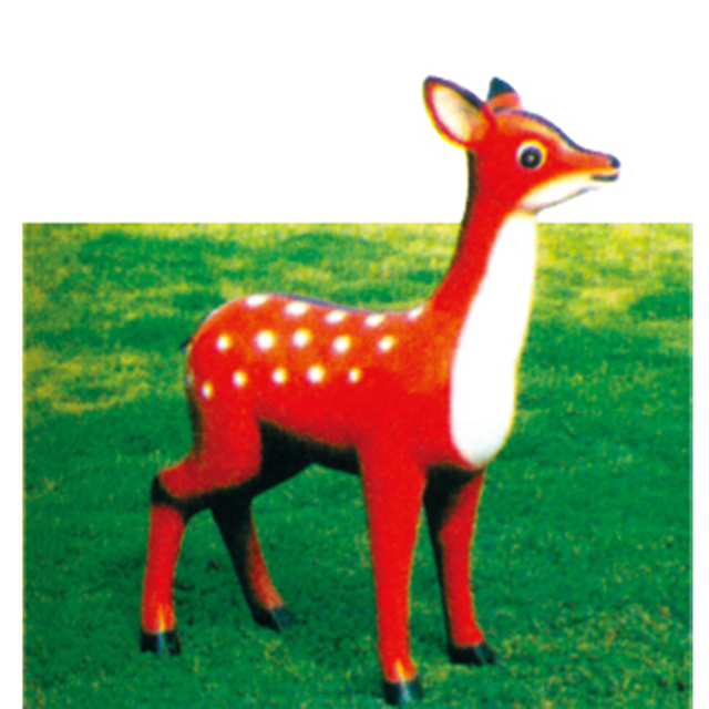 户外公共儿童卡通雕塑长颈鹿玩具套装 (HD-18906)