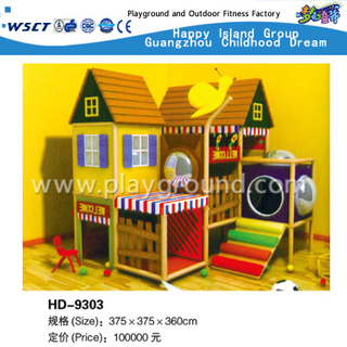 Kleines Design Indoor Frech Schloss für Kinder Klettern (HD-9303)