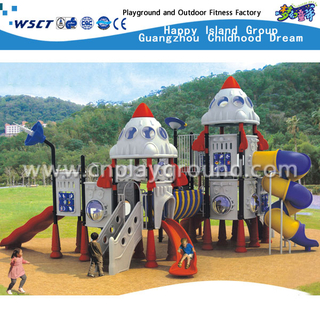 Cheap Outdoor Children Outer Space Combination Slide Playground Set from China Factory