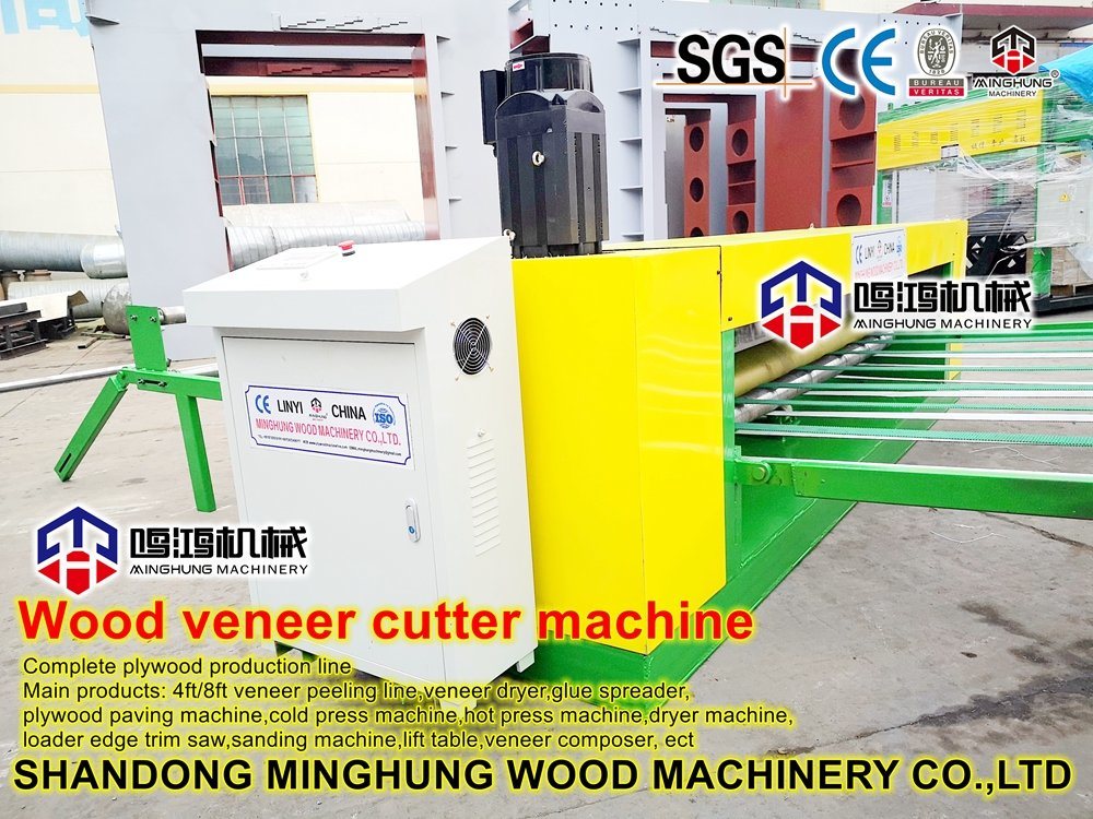 Mesin Pengolah Kayu Veneer dengan Mesin Pemotong