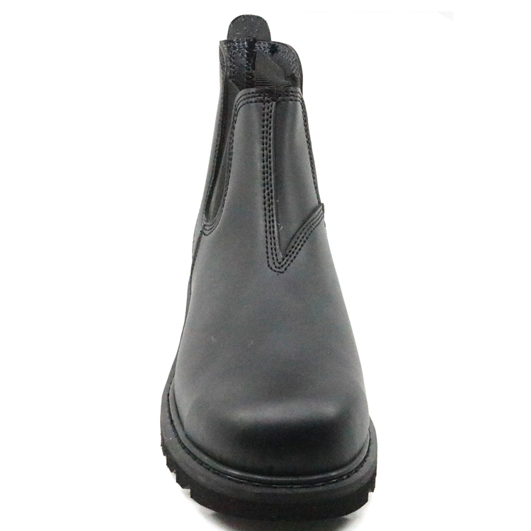 No lace fashionable steel toe cap goodyear safety shoes for work