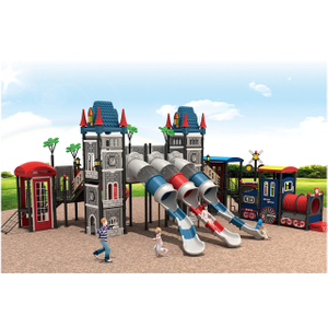Europäischer großer Schloss-Spielplatz im Freien für Kinderspiel (HJ-9901) 