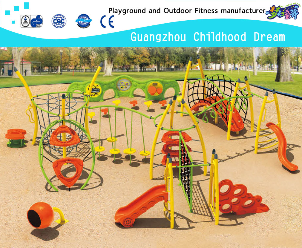 Schule Galvanisierter Stahl Sea Breeze Spielplatz Kunststoff Rutsche Ausrüstung für Kinder spielen (H13-OPE-SEA001)