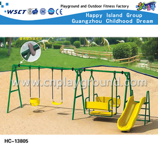 Спортивная площадка парка атракционов оборудования качания малышей (HC-13805)